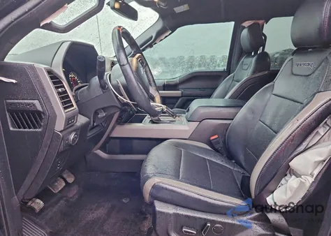 2018 Ford F150 Raptor из США, поврежденный, VIN 1FTFW1RG4JFA63017